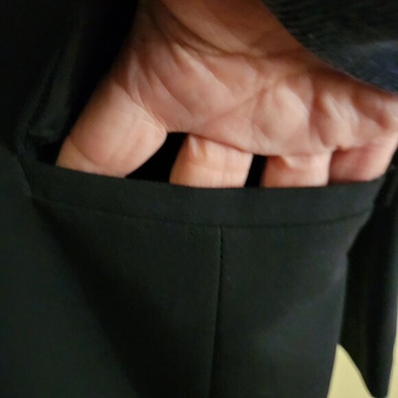 Sisley Italy Black 3 Piece Career Suit Size 12(48) - Picture 8 of 12